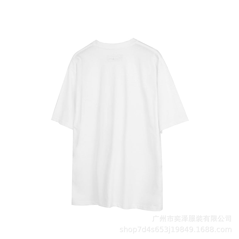 Adult Films Kanye West T Shirt Hip Hop Stereo Puff Print Couple Print Fog