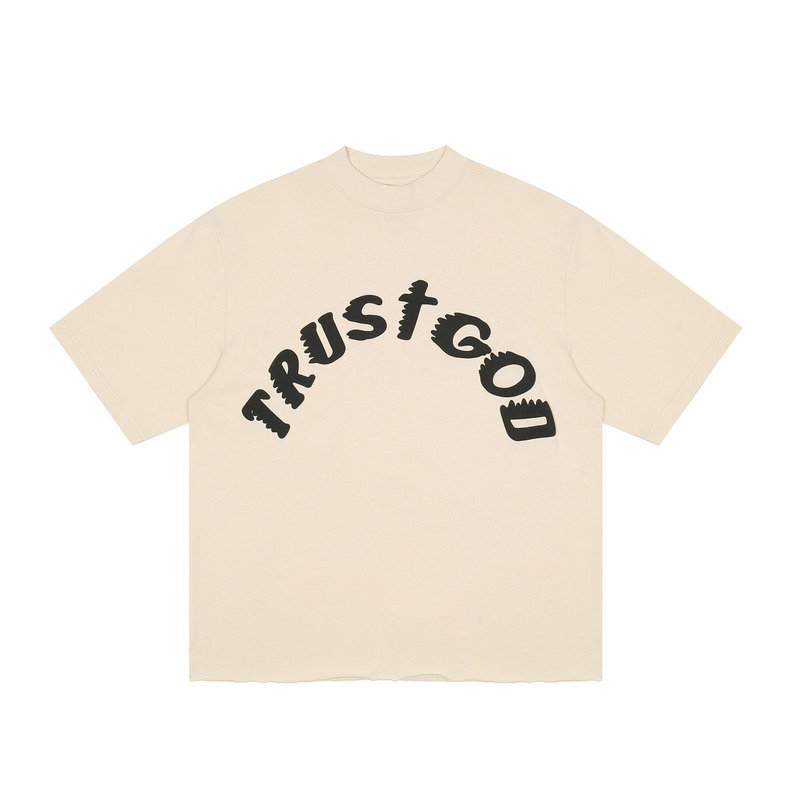 Kanye West Trust God T Shirt Spring/Summer Loose Casual Short Sleeve T-shirt