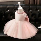 Summer Rompers Pink Dress Big Bow Princess Dress