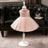Summer Rompers Pink Dress Big Bow Princess Dress