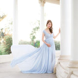 Maternity Clothes Dress Women's Cotton Maternity Jumpsuit Long Dress Photography Dress
