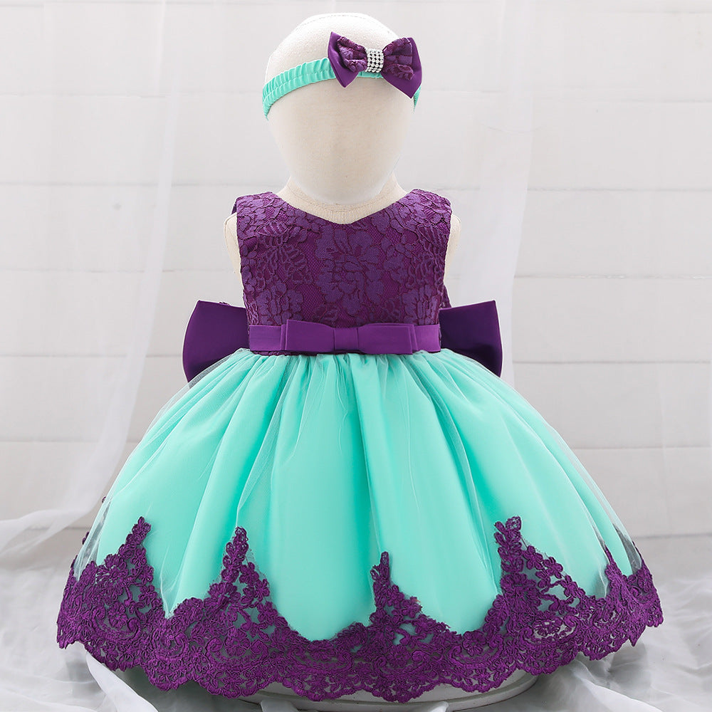 Summer Rompers Lace Children's Princess Dress