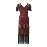1920S Dress Retro Sequin Bead Dress