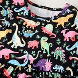 Children Girl Summer Dress Summer Colorful Dinosaur Princess Dress