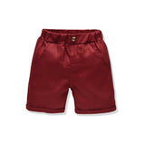 Children Boy Co Ord 2 Piece Set Fashion Short Sleeve Shirt Trousers 2 PCs Set Leaves Flower Beach