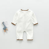 Winter Rompers Spring and Autumn Infant Toddler Cute Knitting One-Piece Comfortable Romper