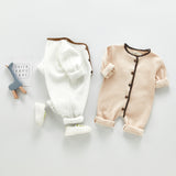 Winter Rompers Spring and Autumn Infant Toddler Cute Knitting One-Piece Comfortable Romper