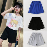 Summer Children Loose Track Pants Children Girl Shorts