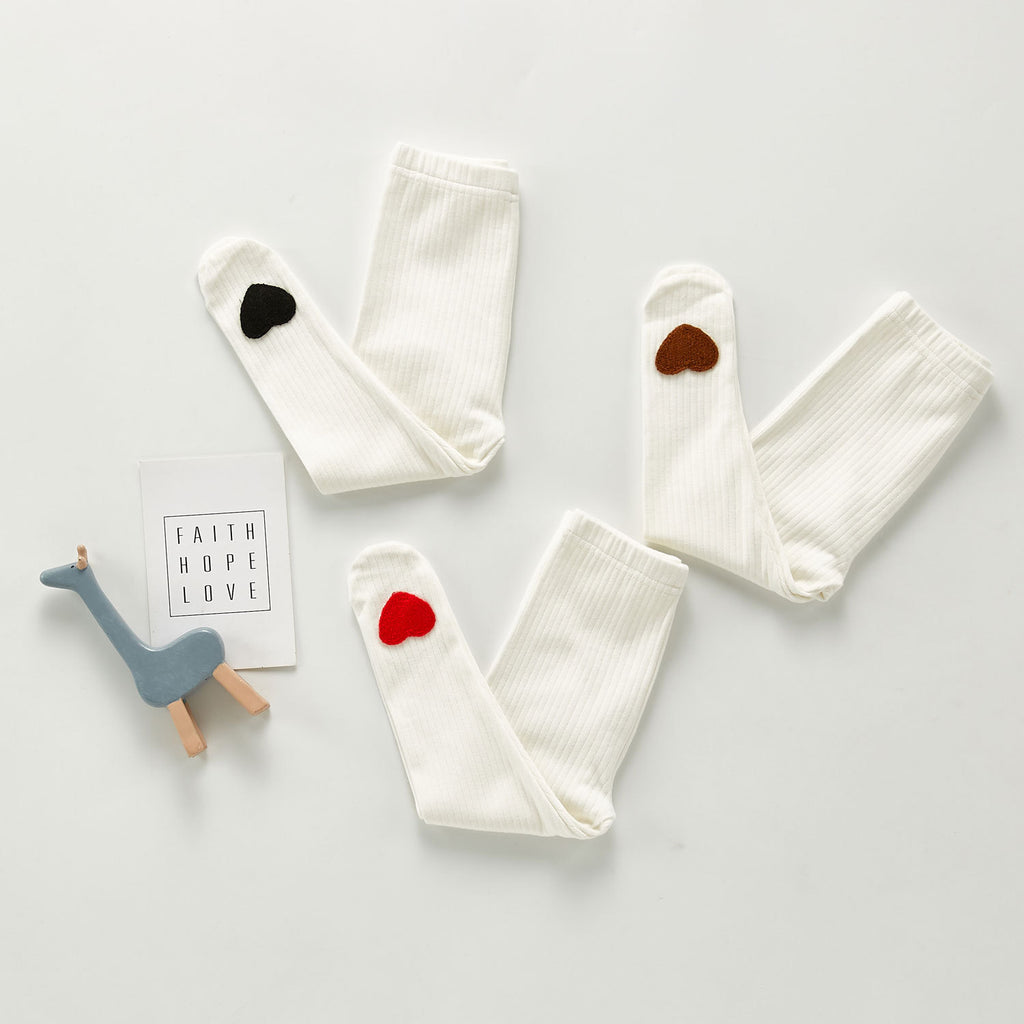 Autumn Pants Baby White Base Pantyhose Leggings