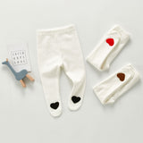 Autumn Pants Baby White Base Pantyhose Leggings