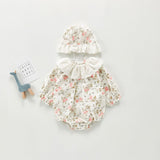 Autumn Rompers Long Sleeve Lace Collar Jumpsuit Baby Sweet Romper