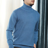 The Rock Turtleneck Solid Color Sweater Men's Knitwear Autumn and Winter Undershirt
