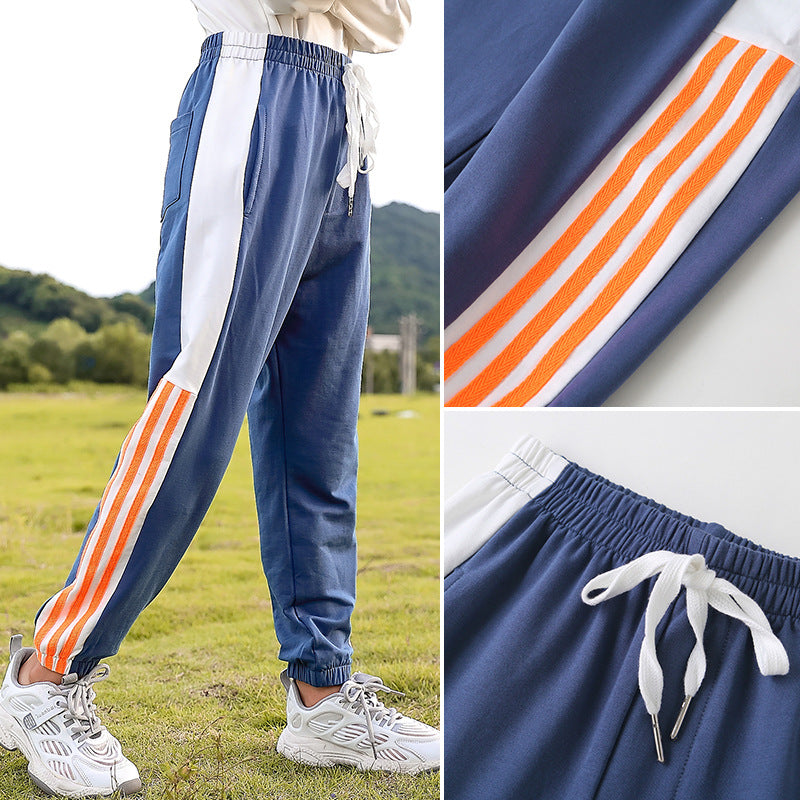 Girls' Trousers Children Loose Track Pants Girl Spring Clothes