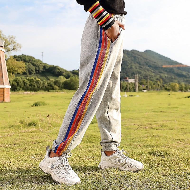 Girls' Trousers Children Loose Track Pants Girl Spring Clothes