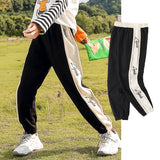 Girls Spring and Autumn Trousers Children Loose Track Pants Girl Spring Clothes