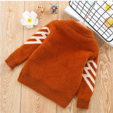 Boys Fair Isle Sweater Kids' Sweater Winter Mink Fur Baby Sweater