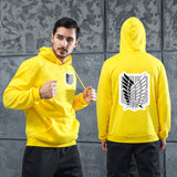 Men Graphic Hoodie Fashion Casual Men and Women Velvet Padded Hooded Sweatshirt