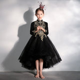 Princess Charlotte Flower Girl Dress Host Evening Dress Catwalk Costume for Piano Performance