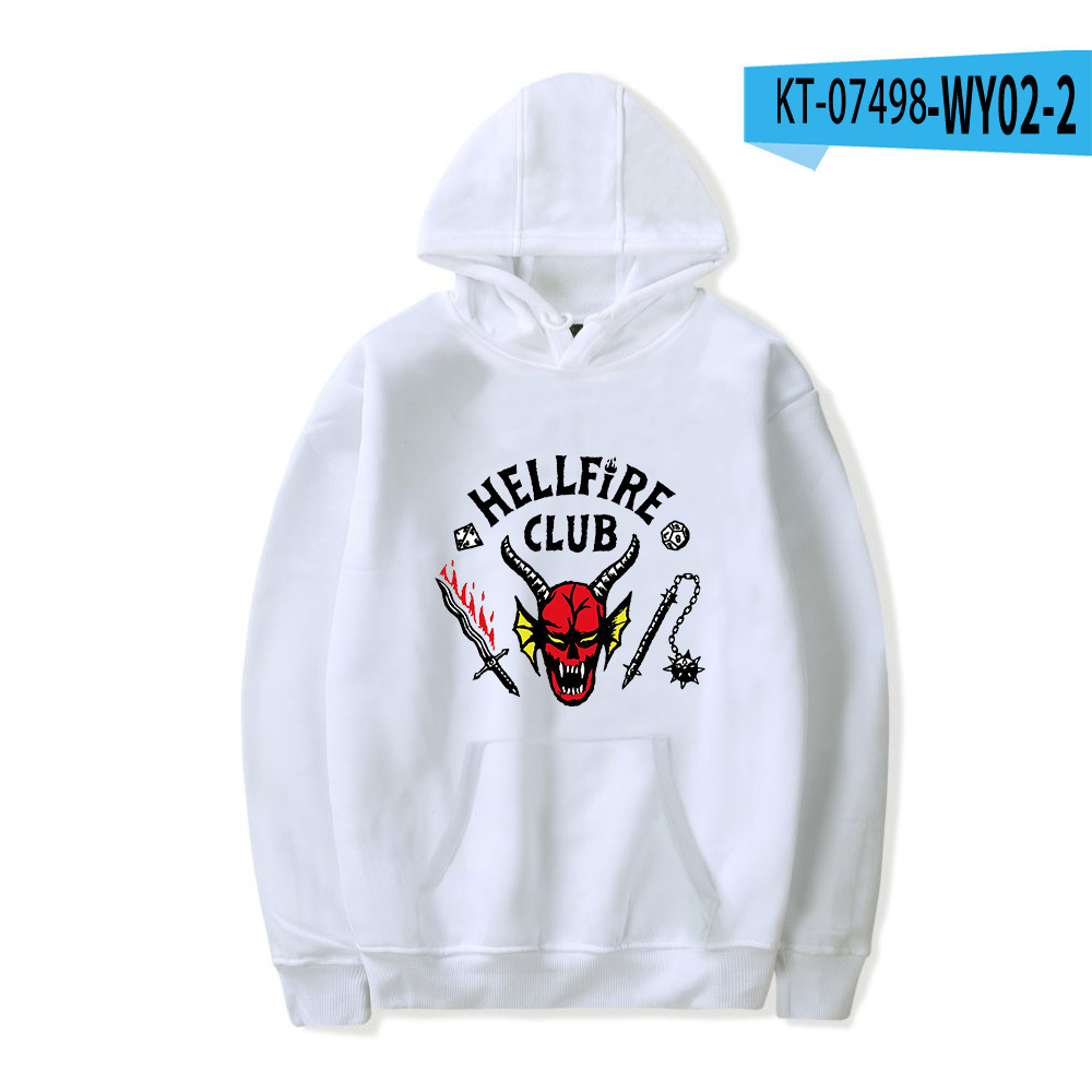 Stranger Things Hellfire Club Hoodie Hoodie Loose Sweater