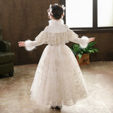 Princess Charlotte Flower Girl Dress Princess Dress Model Catwalk Performance Costumes