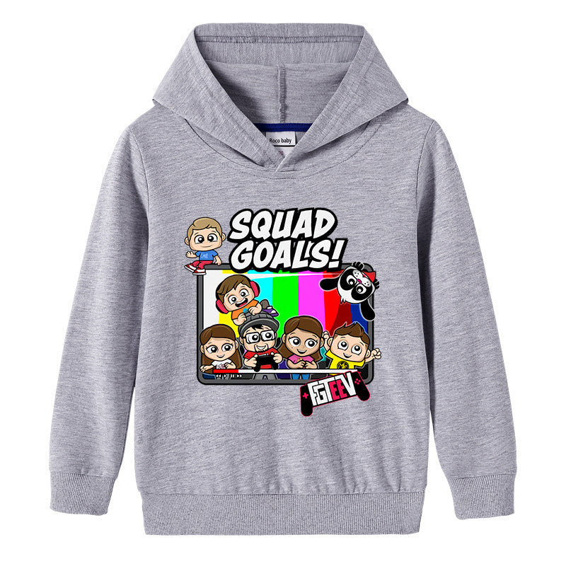 FGTeeV Hooded Pullover Tops Children's Sweater
