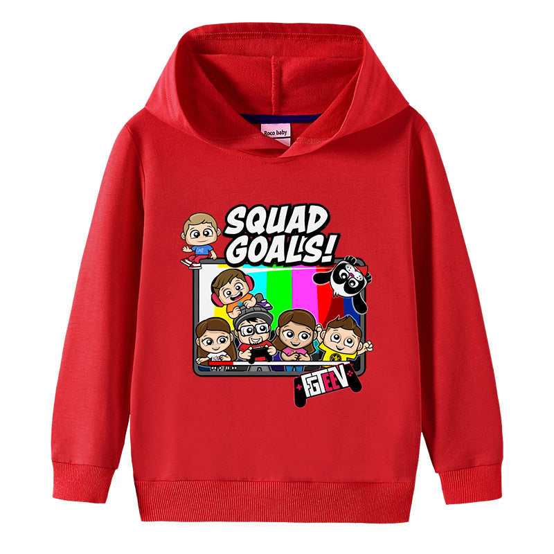 FGTeeV Hooded Pullover Tops Children's Sweater