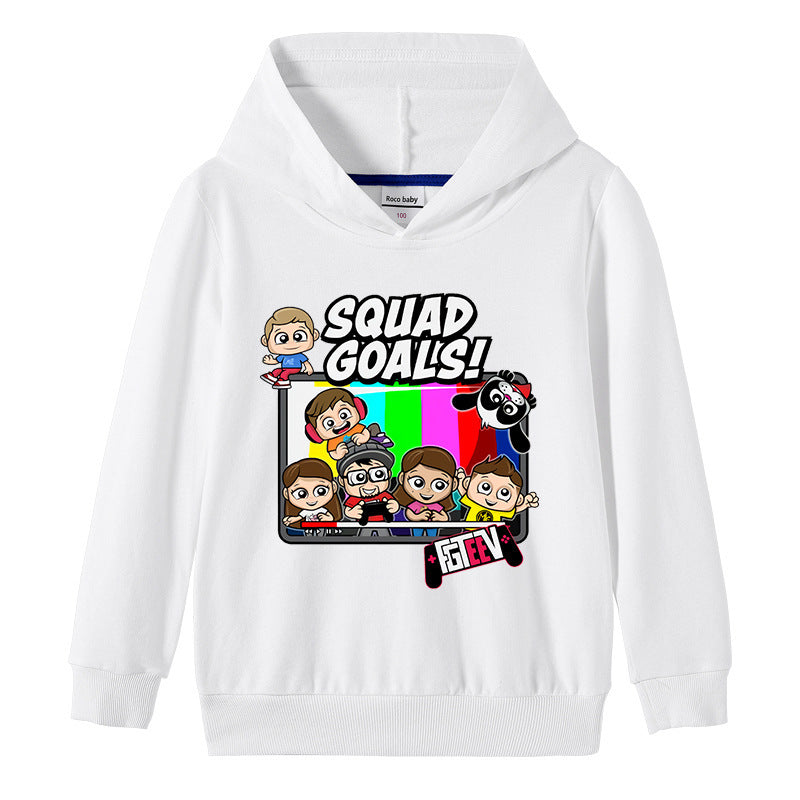 FGTeeV Hooded Pullover Tops Children's Sweater