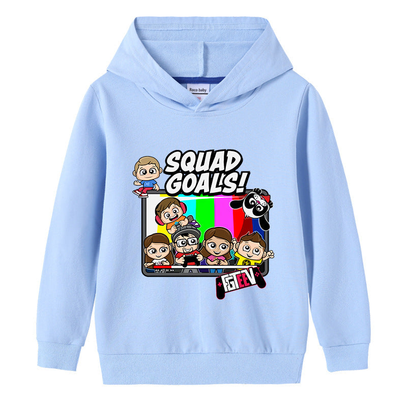 FGTeeV Hooded Pullover Tops Children's Sweater
