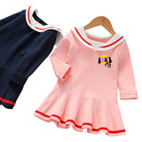 Fgteev Spring and Autumn Long-Sleeved Dress