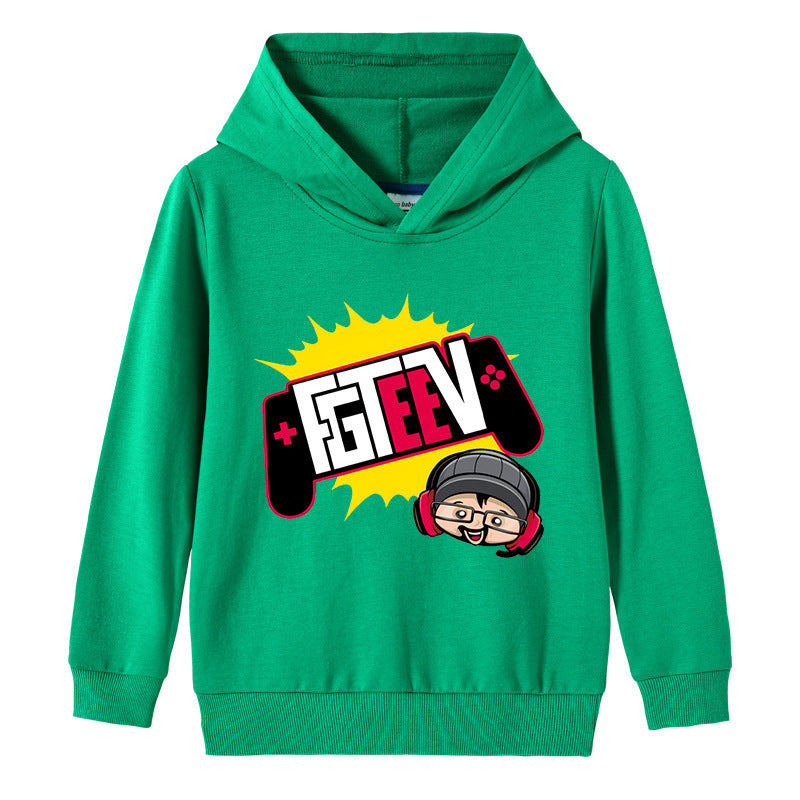 Fgteev Hooded Sweater Pullover Top