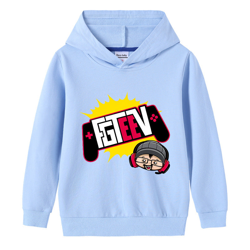 Fgteev Hooded Sweater Pullover Top