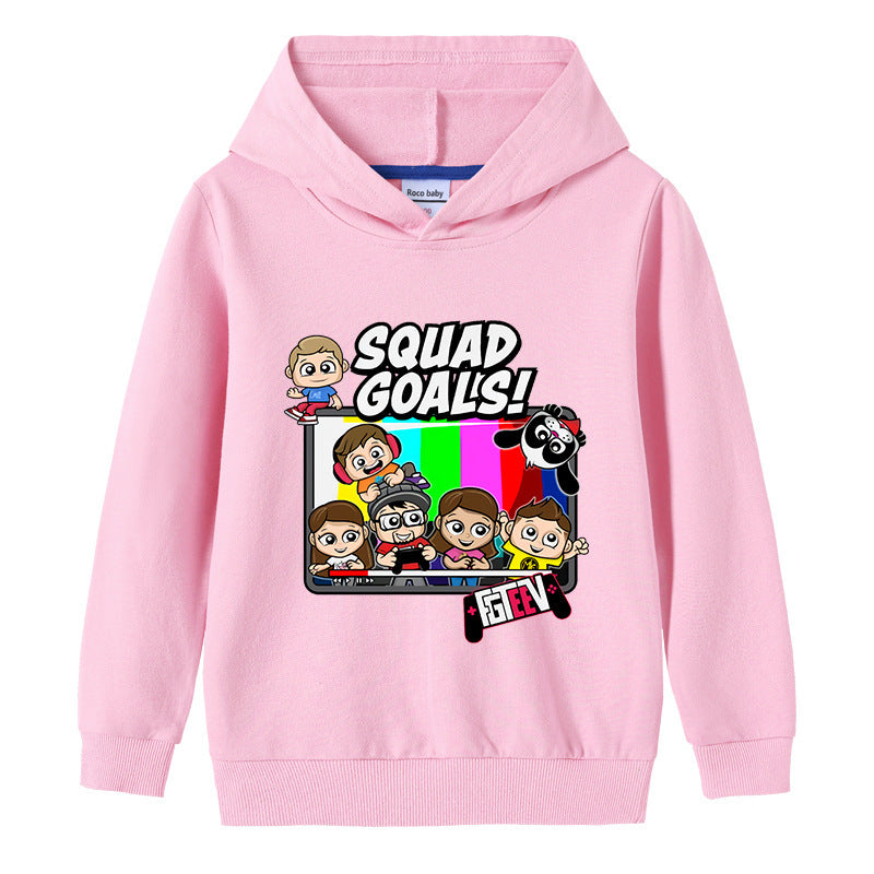 FGTeeV Hooded Pullover Tops Children's Sweater