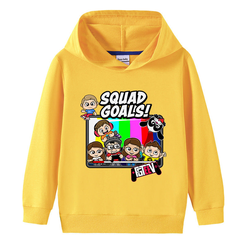 FGTeeV Hooded Pullover Tops Children's Sweater