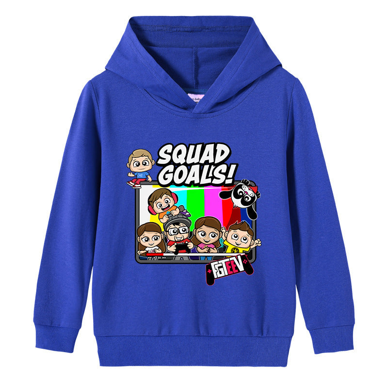 FGTeeV Hooded Pullover Tops Children's Sweater
