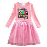 Fgteev Children's Cartoon Pleated Dress