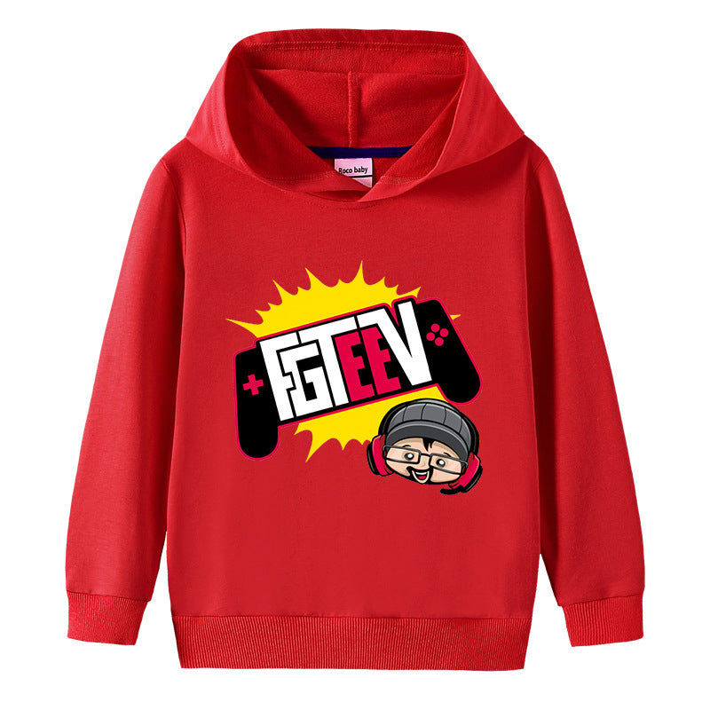 Fgteev Hooded Sweater Pullover Top
