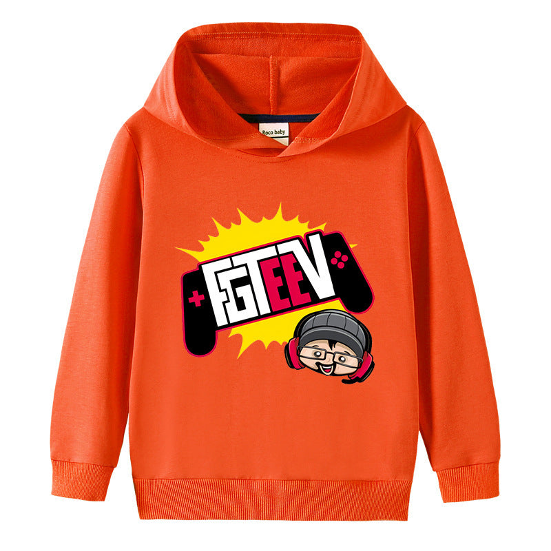 Fgteev Hooded Sweater Pullover Top