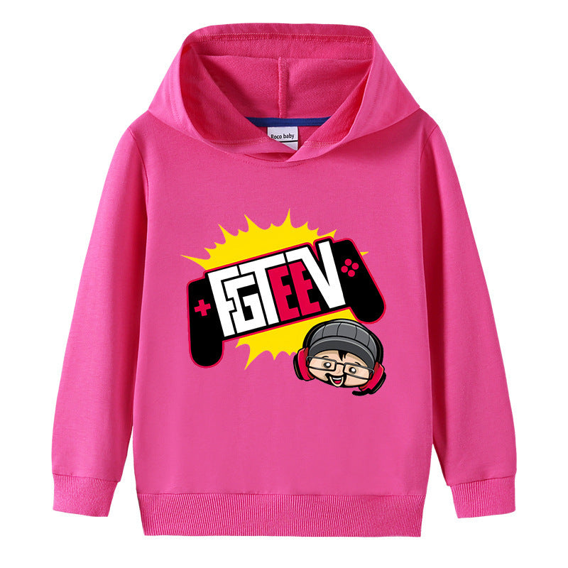 Fgteev Hooded Sweater Pullover Top
