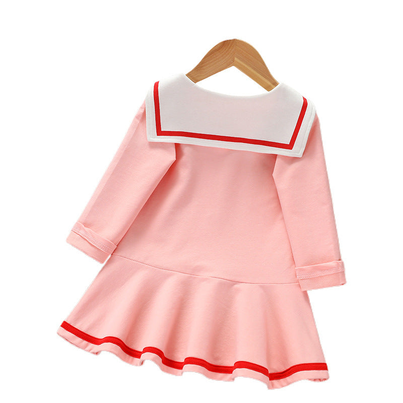 Fgteev Spring and Autumn Long-Sleeved Dress