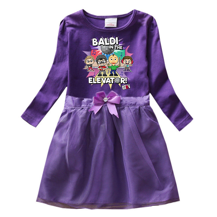 Fgteev Cartoon Pleated Dress