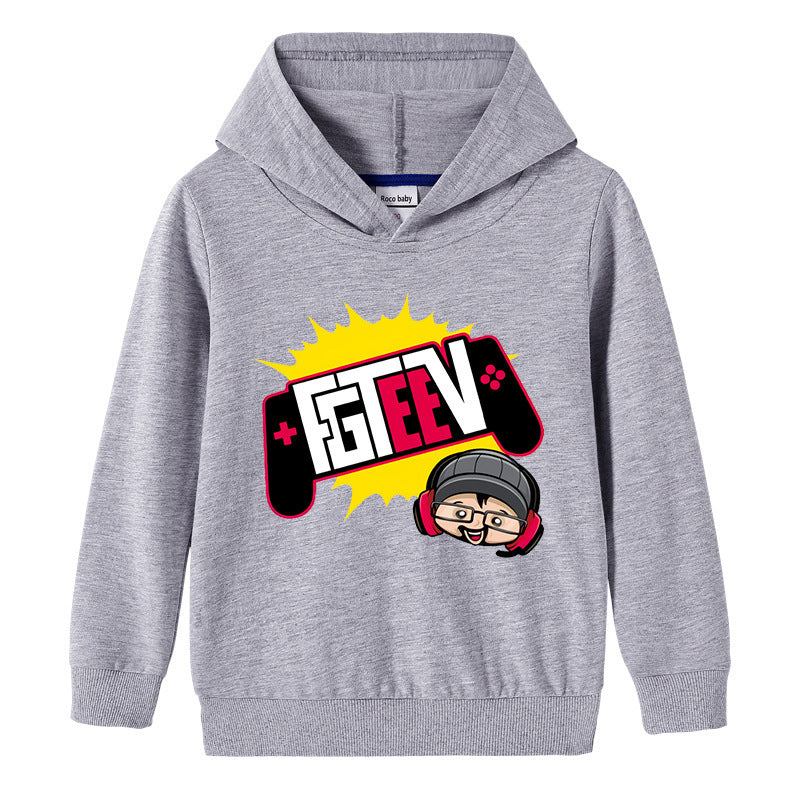 Fgteev Hooded Sweater Pullover Top
