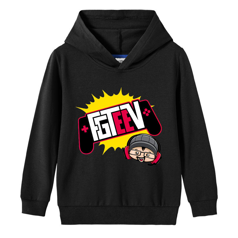 Fgteev Hooded Sweater Pullover Top