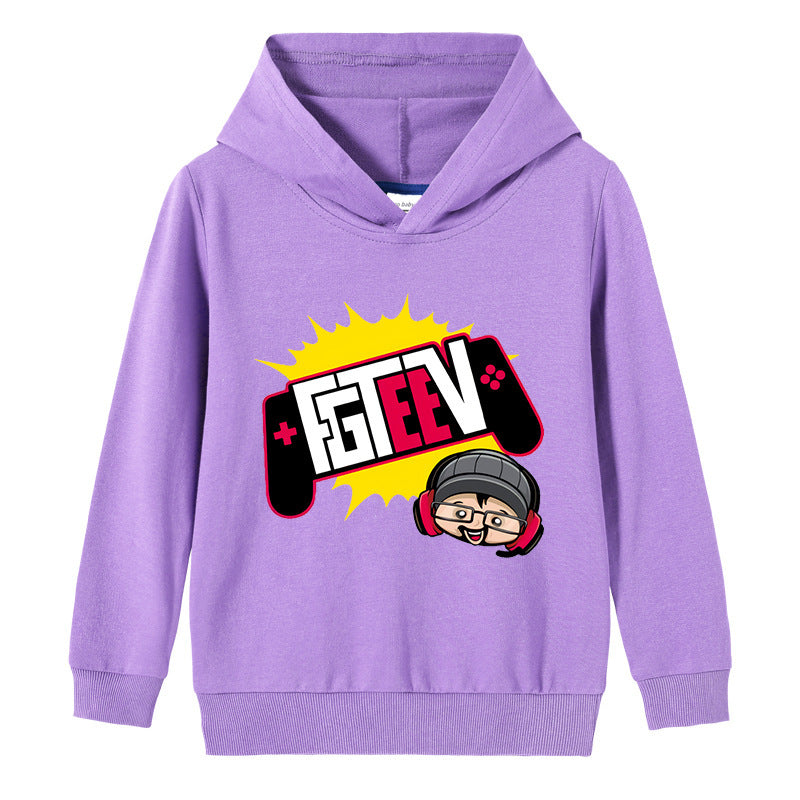 Fgteev Hooded Sweater Pullover Top