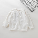 Girl Cardigan Sweaters Autumn and Winter Thickening Knitted Coat