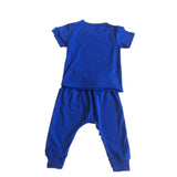 Children Boy Co Ord Summer Cartoon Spider-Man Short Sleeve T-shirt Harem Pants 2 Piece Set