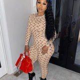 Women Plaid Catsuit Women Checkered Jumpsuit Women's Moon Pattern Elastic Cinched Bodycon Jumpsuit