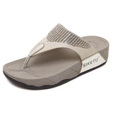 Fancy Sandals Summer Casual Beach Wedge Flip-Flops