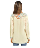 Pastoral Style Embroidered Long-Sleeved Cottagecore Shirt
