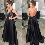 Formal Dresses & Gowns Formal Dress Sexy V-neck Sleeveless Sequined Formal Dress Backless Evening Gown