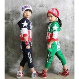 Children Boy Co Ord 2 Casual Fashion Flag 2 Piece Set